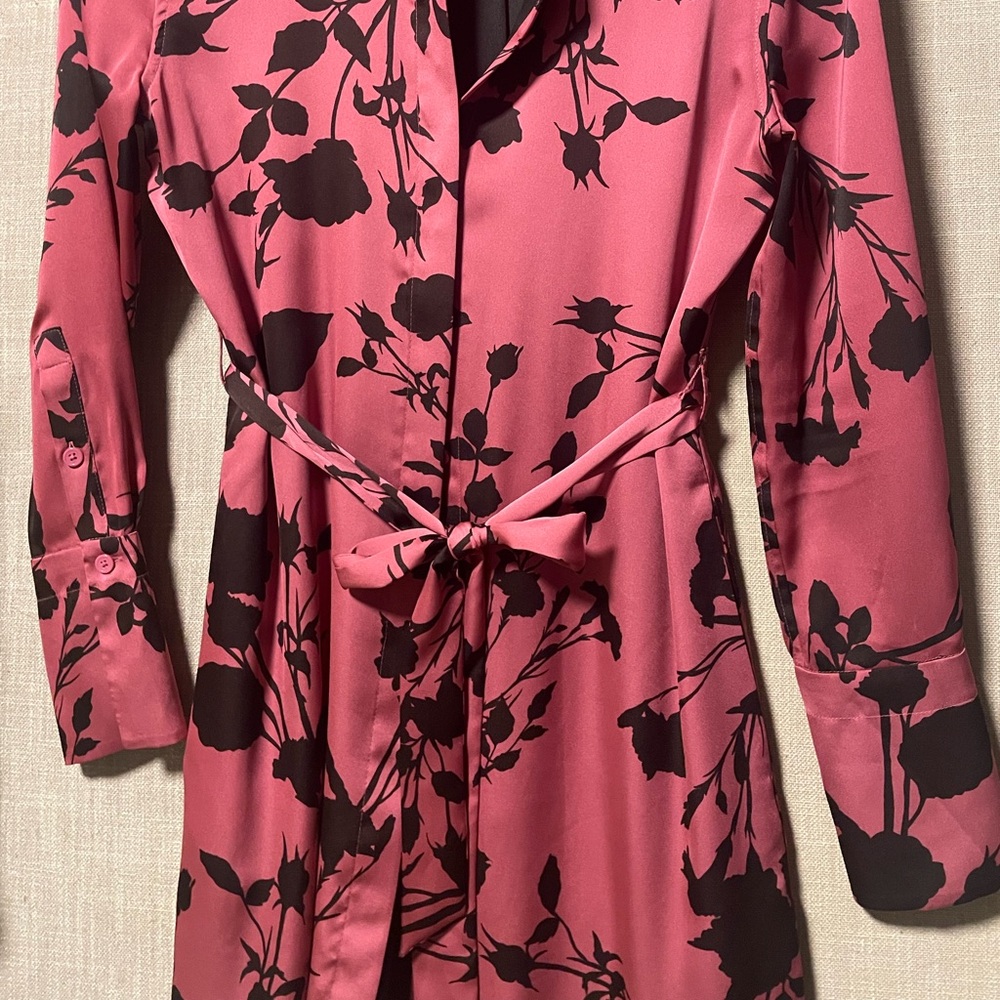 Short long sleeved tie dress, xxs